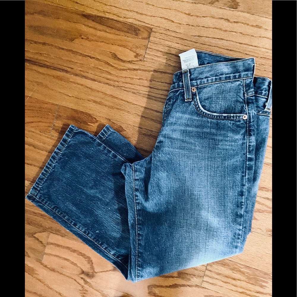 Lucky Brand Dungarees Cene Montesano cropped Sz 27 !